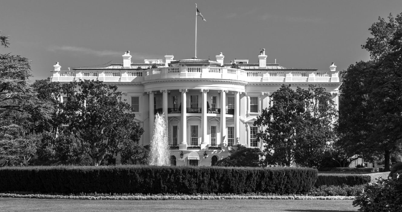 A picture of the white house